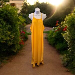 For Gand PL "Sunshine" Yellow Maxi Dress